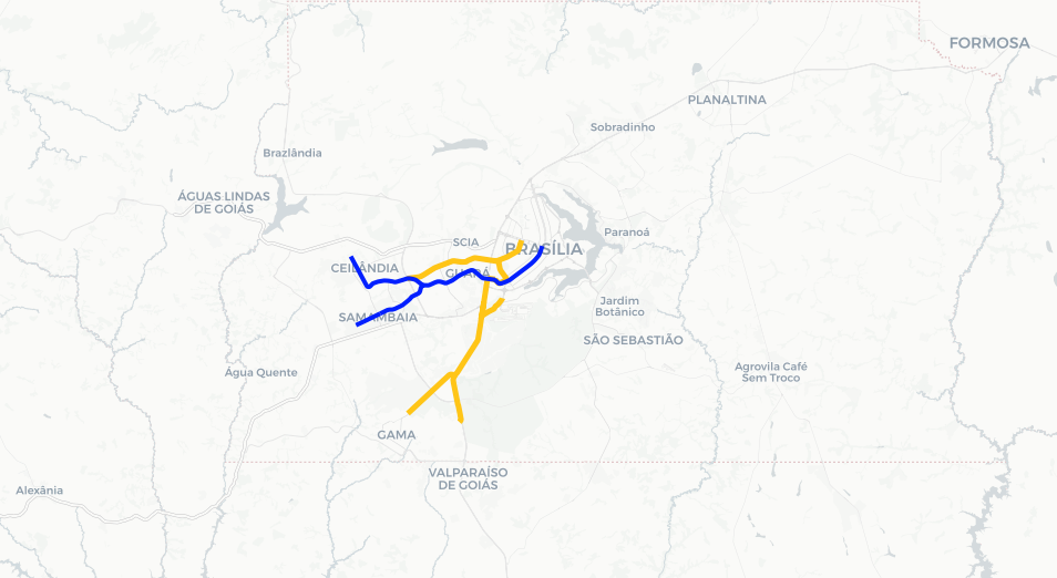 Mapa com rede