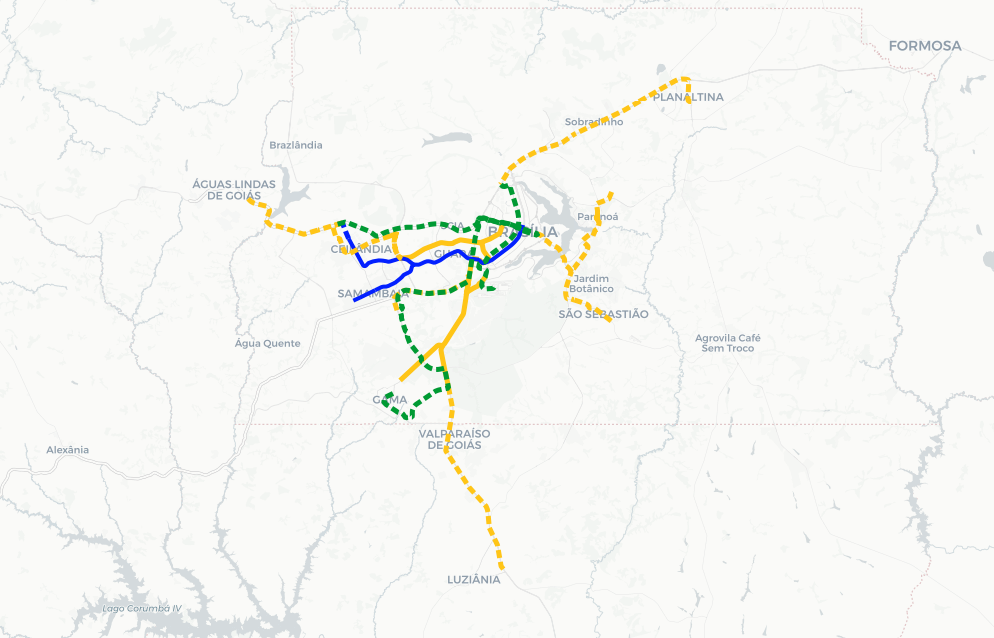 Mapa com rede